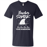 Teacher Shark Doo Doo Doo Your Homework Shirt Ladies' Boyfriend