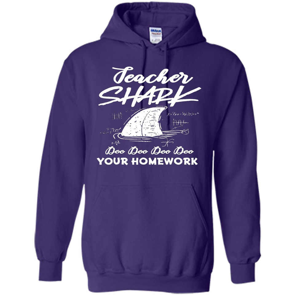 Teacher Shark Doo Doo Doo Your Homework Shirt Ladies' Boyfriend