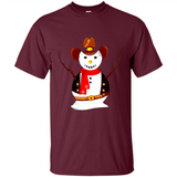 Snowman Cowboy Merry Christmas Xmas