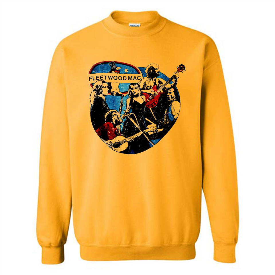Dancing Funny Guitar Vintage Metal Rock Band Shirt PINGPONG - Sweatshirt