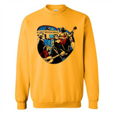 Dancing Funny Guitar Vintage Metal Rock Band Shirt PINGPONG - Sweatshirt
