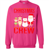CHRISTMAS CREW Shirt X-mas Santa Snowman Reindeer Elf - Sweatshirt