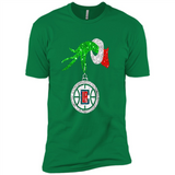 Amazing shirt Los Angeles Clippers Glitter Grinch Monogram Ornament Christmas Gift - Premium Short Sleeve T-Shirt