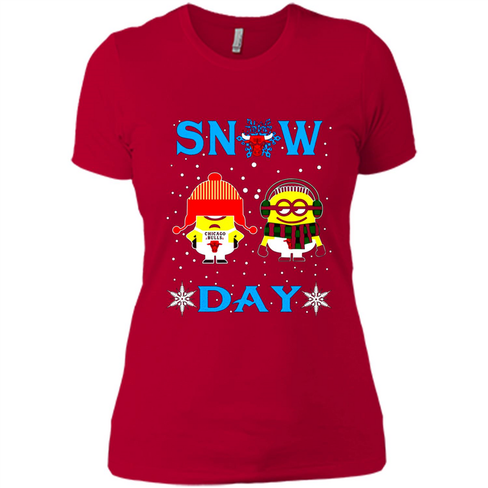 Snow Day Shirt For Chicago Bulls Vs Minion Fans pingpong