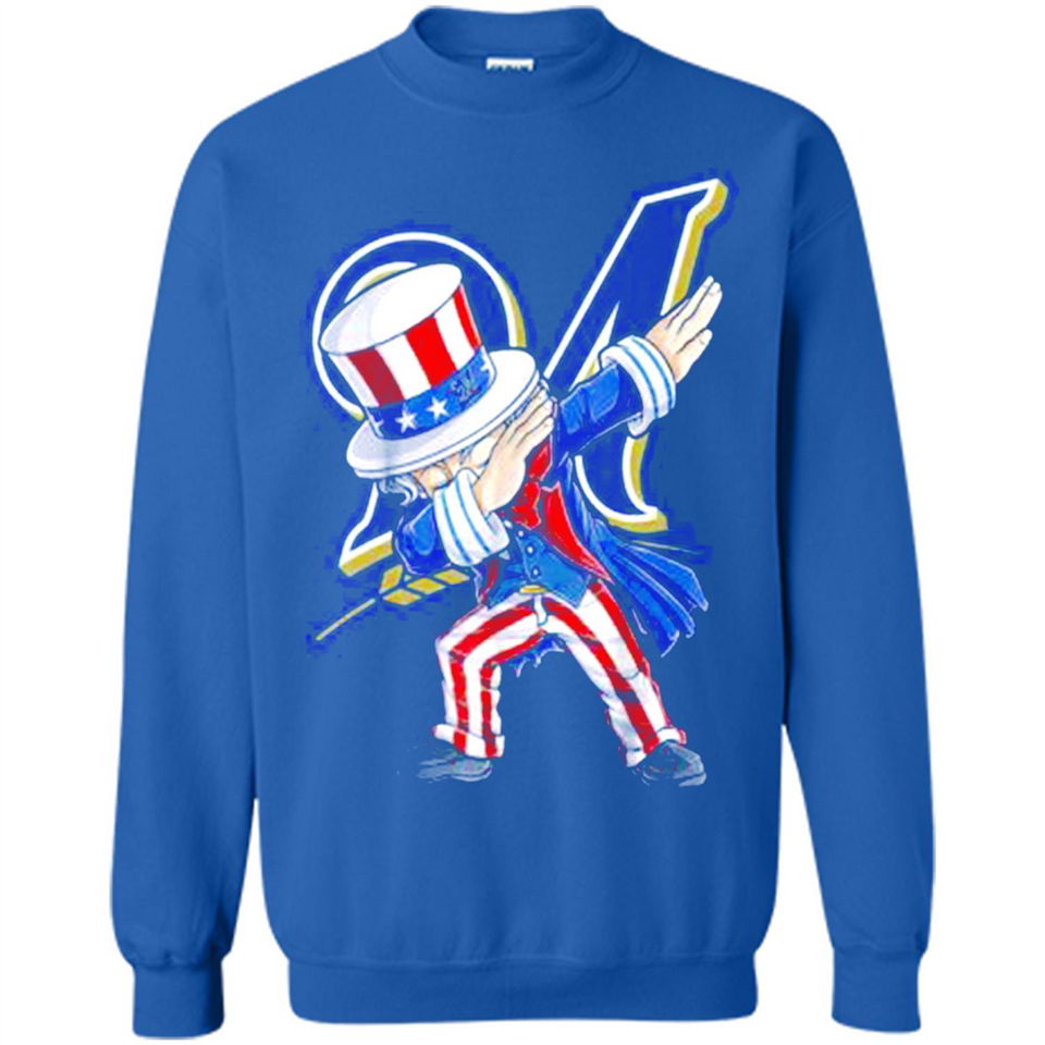 MLB MILWAUKEE BREWERS UNCLE SAM DABBING INDEPENDENCE DAY