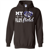 Notre Dame Fighting Irish Football My Heart is on that Field - Hoodie