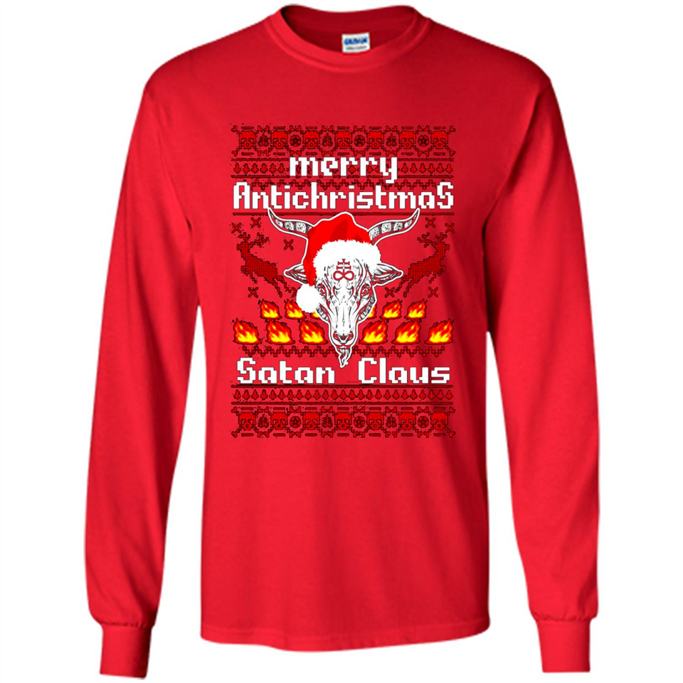 Merry Antichristmas Satan Claus Christmas sweater Sweater PINGPONG