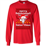 Merry Antichristmas Satan Claus Christmas sweater Sweater PINGPONG