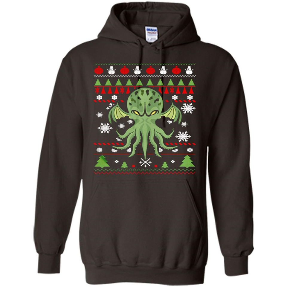 Octopus Ugly Sweater Christmas - Hoodie