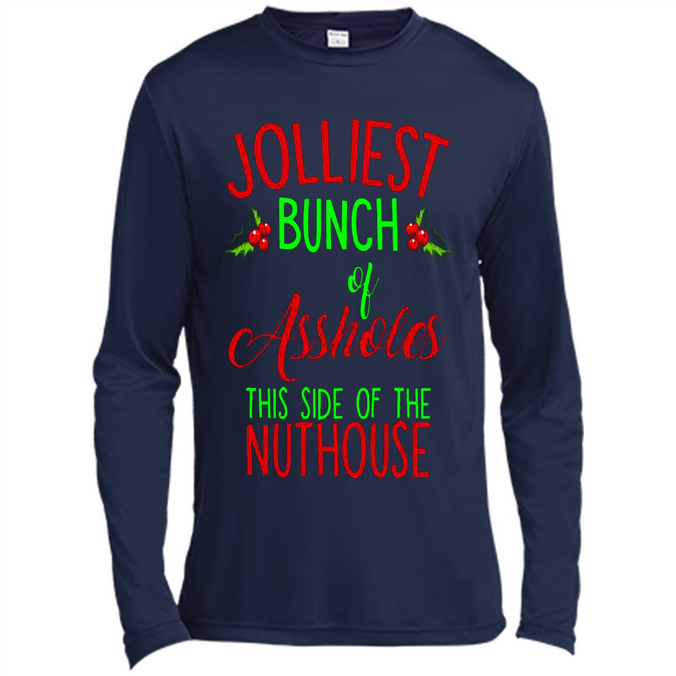 Jolliest Bunch Of Assholes This Side Of The Nuthouse Shirt PINGPONG - Canvas Long Sleeve T-Shirt