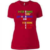 RIP Stan Lee Doctor Strange Thor Caption America Iron Man Shirt PINGPONG - Ladies' Boyfriend T-Shirt