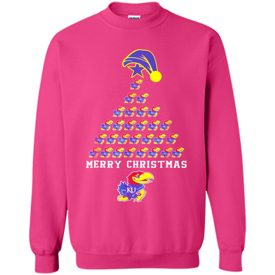 Perfect Kansas Jayhawks Christmas Tree PINGPONG