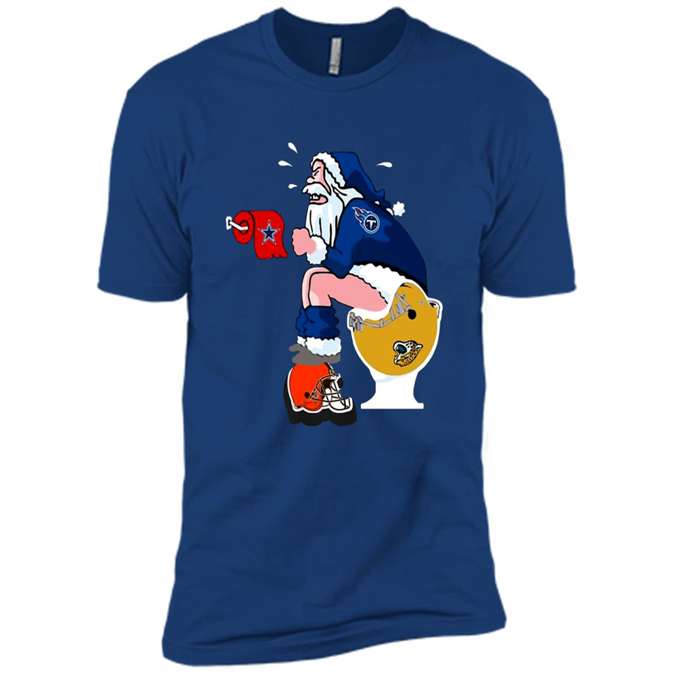 Tennessee Titans Santa Claus Toilet