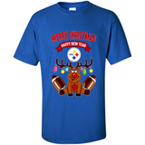 Pittsburgh Steelers NFL Reindeer Funny Merry Christmas And Happy New Year