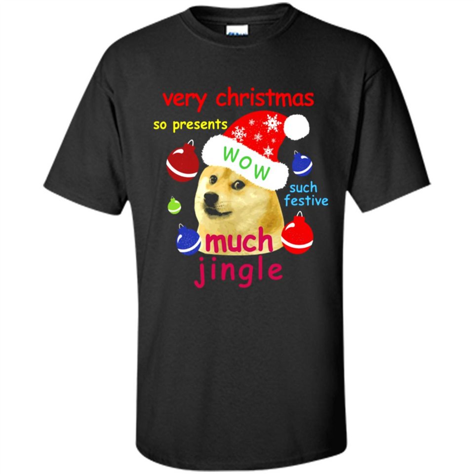 Christmas Doge Meme Shirts Funny Santa Shiba Inu Dog - Shirt