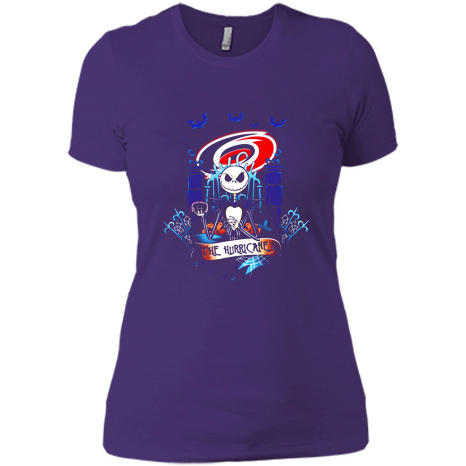 Carolina Hurricanes Halloween The Nightmare Before Christmas - Ladies' Boyfriend T-Shirt