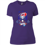 Carolina Hurricanes Halloween The Nightmare Before Christmas - Ladies' Boyfriend T-Shirt