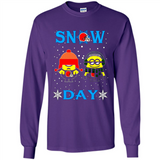 Snow Day Shirt For Cleveland Browns Vs Minion Fans pingpong