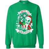 Christmas Shirt, Santa Nice Or Naughty Xmas - Sweatshirt