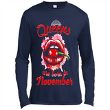 Queens Are Born In November T-Shirt Sexy Lips