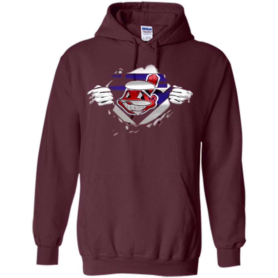 Cleveland Indians And Superman Fans - Hoodie