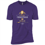 First Christmas as a Uncle - Christmas Family - Premium Short Sleeve T-Shirt