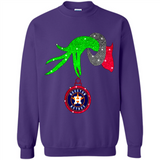 GRINCH HAND HOLDING HOUSTON ASTROS GLITTER CHRISTMAS PINGPONG