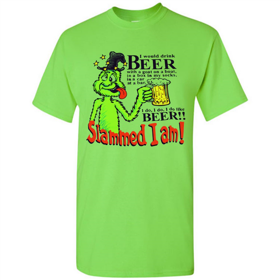 Slammed I Am I Would Drink Beer With A Goat On A Boat Shirt - Shirt