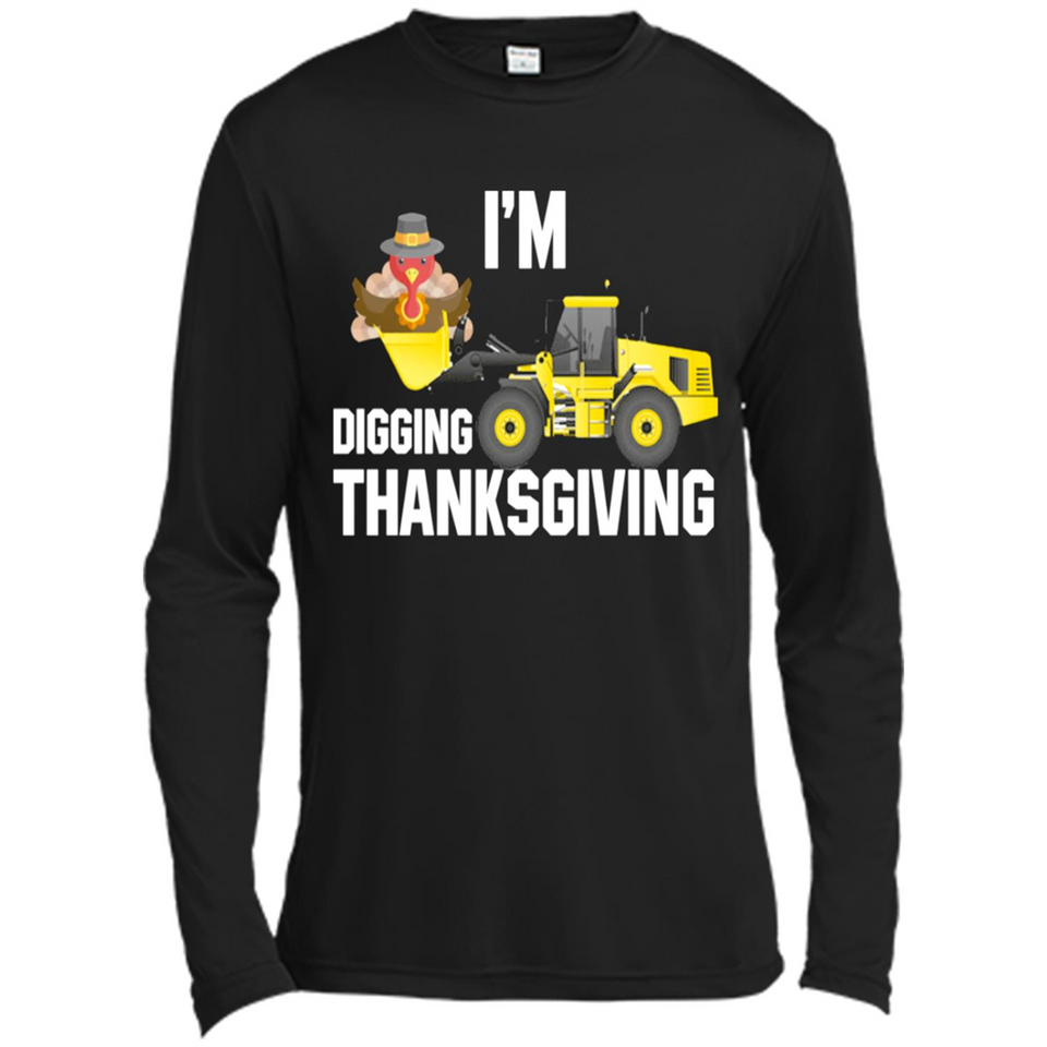 I'm Digging Thanksgiving Cute Turkey Tractor
