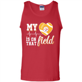 Pittsburgh Steelers Football My Heart is on that Field - Tank Top