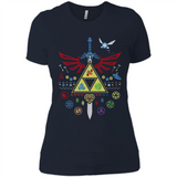 Song of Christmas Time the Legend of Zelda Ugly Sweater Perfect Christmas - Ladies' Boyfriend T-Shirt