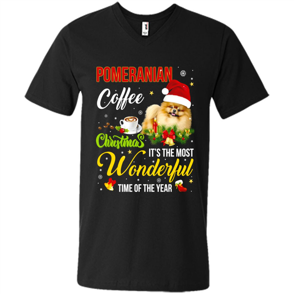 Pomeranian Coffee Wonderful Christmas