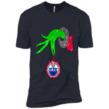 GRINCH HAND HOLDING EDMONTON OILERS GLITTER CHRISTMAS PINGPONG