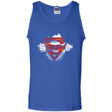 Calgary Flames And Superman Fans - Tank Top