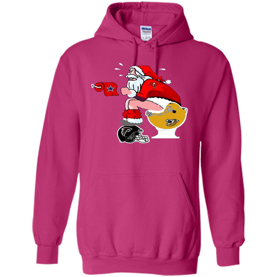 Tampa Bay Buccaneers Santa Claus Toilet
