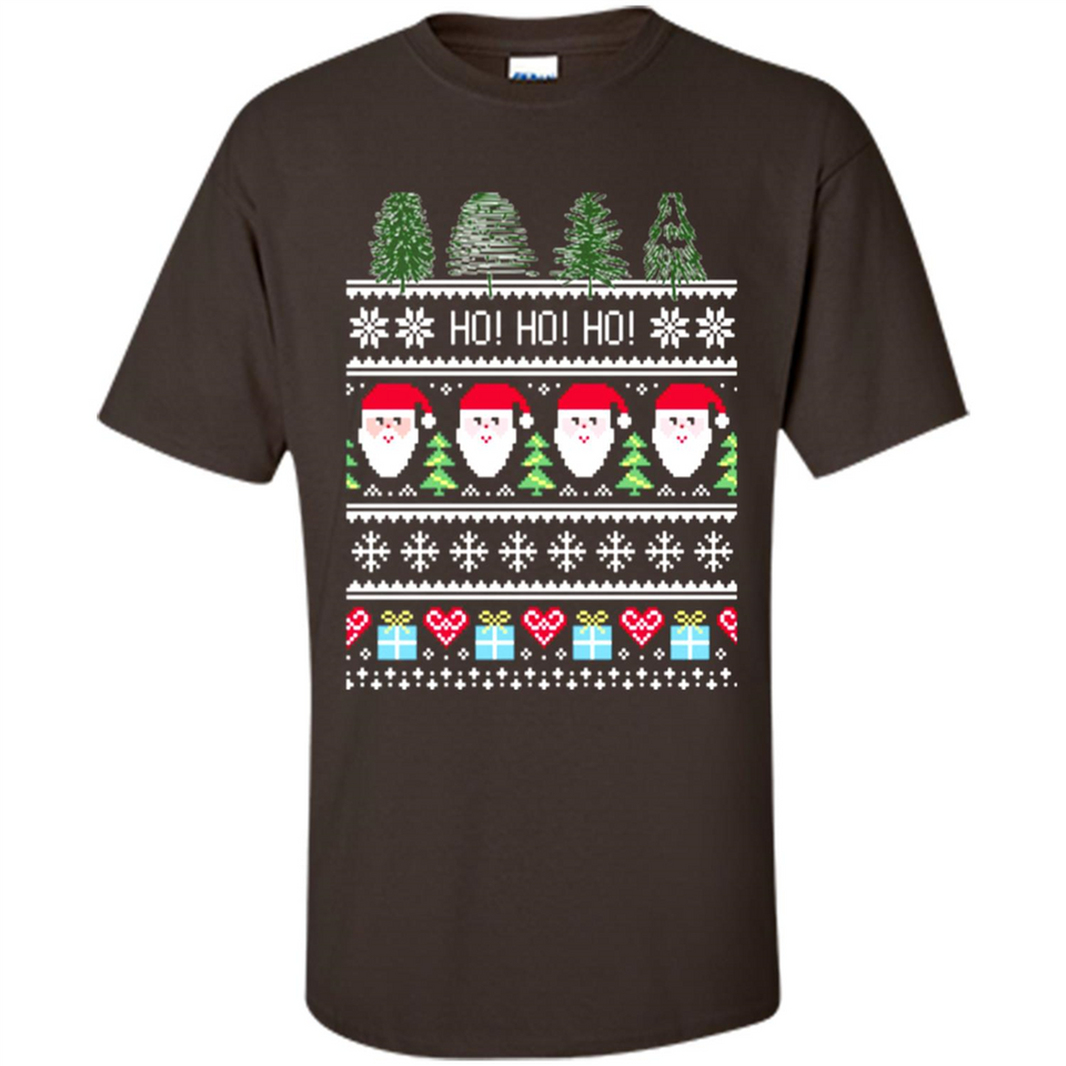 Ugly Merry Christmas Tree Santa Snowflakes
