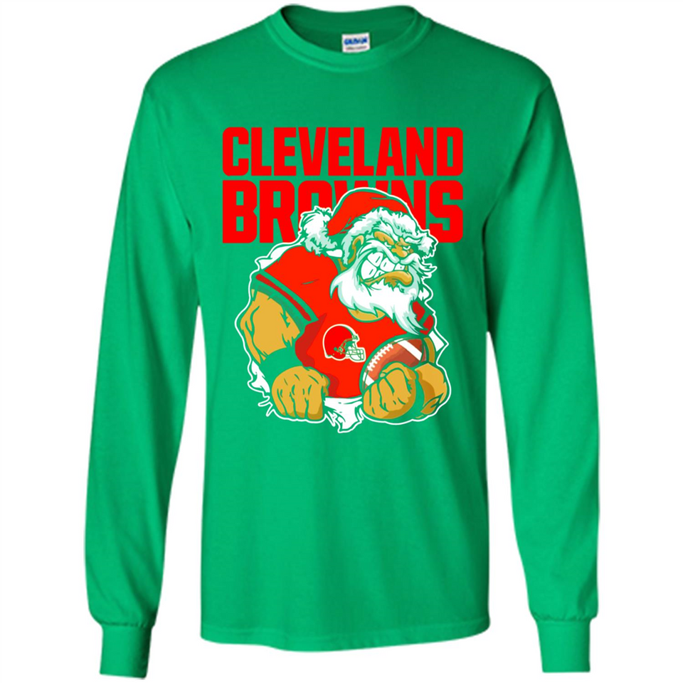 Grumpy Santa Claus Cleveland Browns Football Team PINGPONG