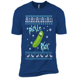 Rick and Morty Pickle Rick Ugly Christmas Sweater - Premium Short Sleeve T-Shirt