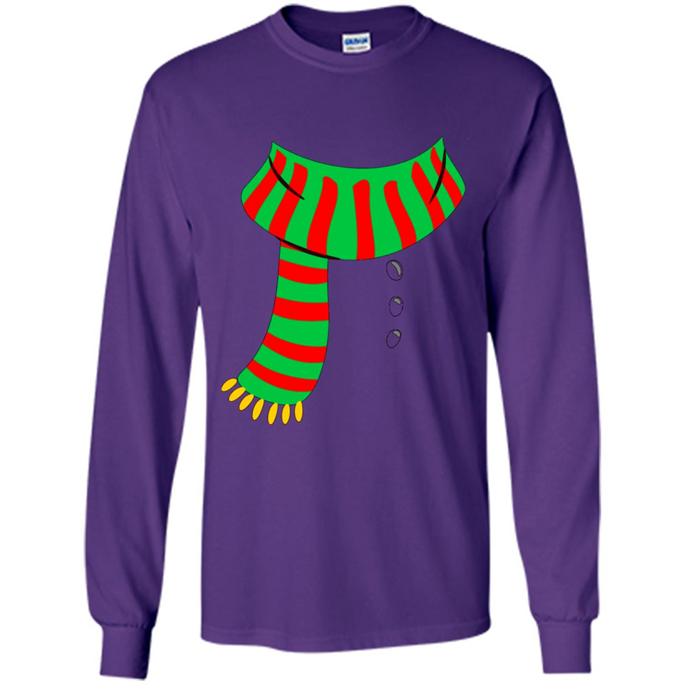 Snowman Scarf Costume T-shirt Christmas