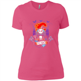 Calgary Flames Halloween The Nightmare Before Christmas - Ladies' Boyfriend T-Shirt