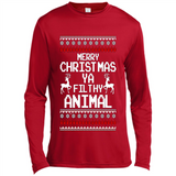 Merry Christmas ya filthy animal ulgy sweater PINGPONG