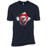 Boston Red Sox And Superman Fans - Premium Short Sleeve T-Shirt