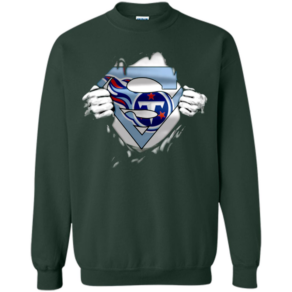 Tennessee Titans And Superman Fans - Sweatshirt