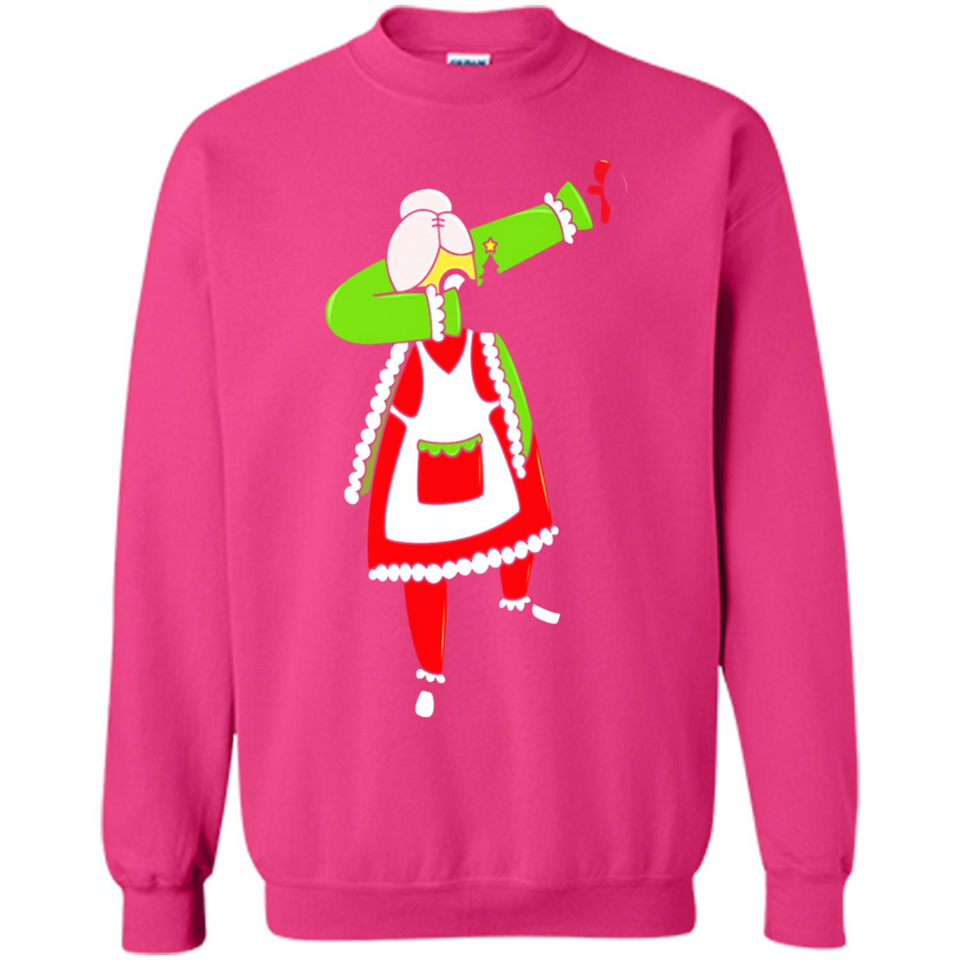Funny Dabbing Mrs. Santa Claus Christmas Dab - Sweatshirt