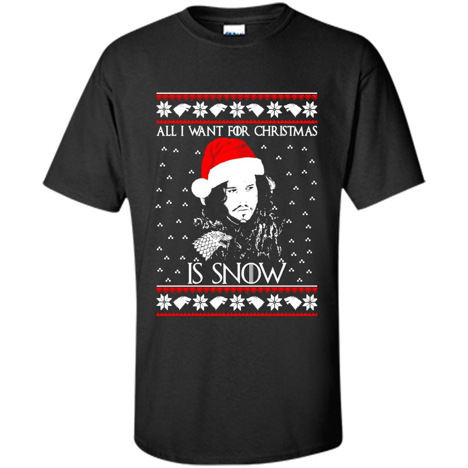 All I Want for Christmas is Snow ugly sweater PINGPONG