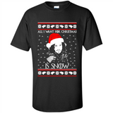 All I Want for Christmas is Snow ugly sweater PINGPONG
