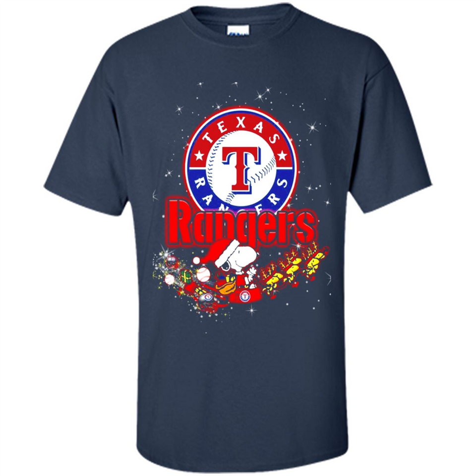 Snoopy Christmas Texas Rangers - Shirt
