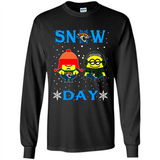 Snow Day Shirt For Jacksonville Jaguars Vs Minion Fans pingpong