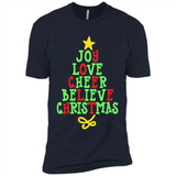 Joy Love Cheer Believe Christmas Tree