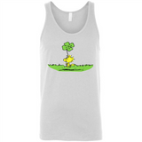 Snoopy Woodstock Shamrock - Canvas Unisex Tank